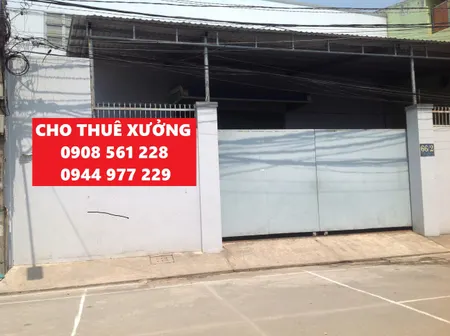 Nhà xưởng cho thuê phường an phú đông quận 12 dt: 400m giá 22 triêu/tháng