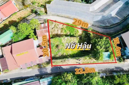 Hạ giá cần bán nhanh lô đất 2 mặt tiền view cực đẹp 22x19,7m, 434m2 phường 11 tp đà lạt