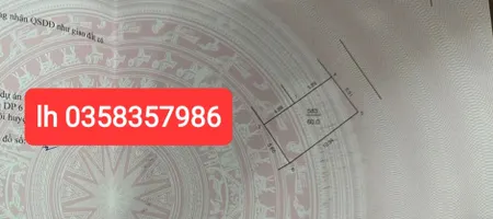 Bán đất 60m² ngang 5.5m giá 1.55 tỷ Xã Kim Anh