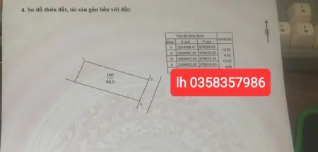 Bán đất 90m² ngang 4.83m giá 2.7 tỷ Xã Kim Anh