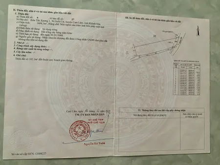 Bán đất thổ cư 5010m2, gần nút giao Cao tốc, tại thôn Tân Xương 2, Suối Cát, Cam Lâm, Khánh Hòa