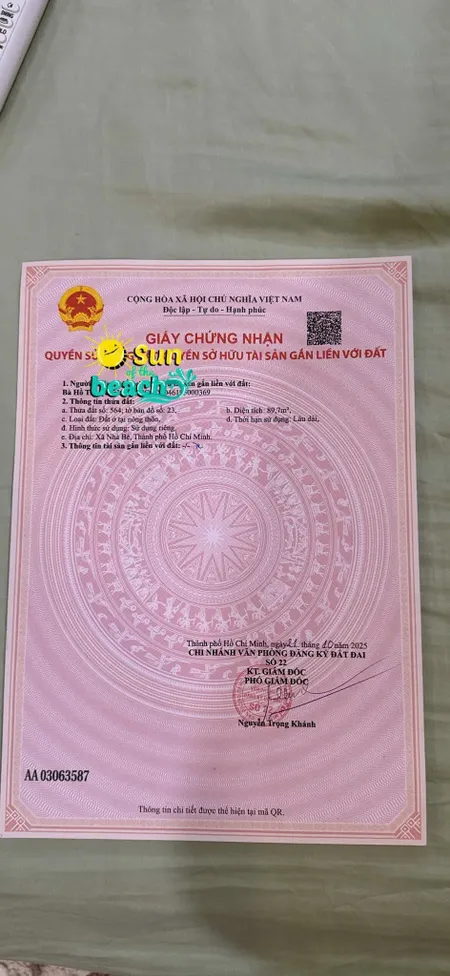 Bán đất 90.3m² giá 3.99 tỷ Xã Nhà Bè