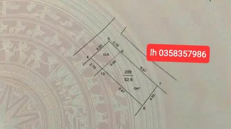 Bán đất 52m² ngang 4.50m giá 1.5 tỷ Xã Sóc Sơn