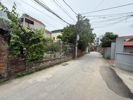 Mặt tiền quyền lực đường thông ô tô tải chạy vòng quanh đất - Viên Nội - Vân Nội