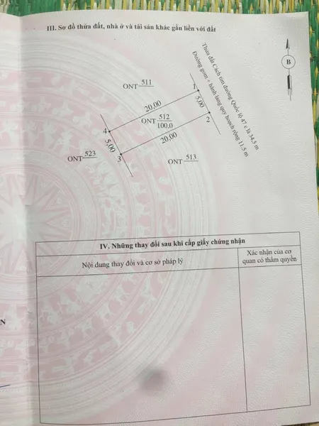 Bán hoặc cho thuê lâu dài đât mặt tiền đường đối diện khu công nghiệp hơn 11000 công nhân