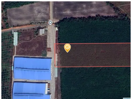 Bán đất 28000m² ngang 84m giá 56 tỷ Xã Trừ Văn Thố có 17246m2 skc đóng một lần đến 2073.  Đường xe công, điện 3 pha trên đất