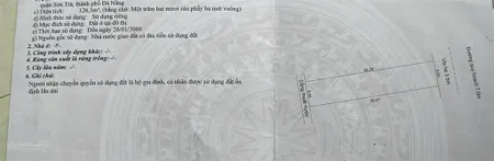 Bán đất đường phan huy chú, sơn trà cách sông hàn 100m gần ngay cầu trần thị lý