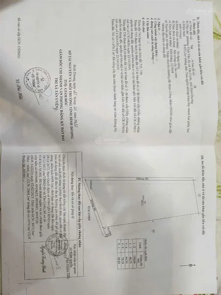 Cần bán 8000m2 đất skc tại vĩnh tân tân uyên bình dương