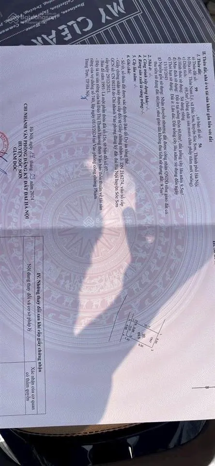 Bán gấp đất nền 70m2 tại xã bắc sơn, sóc sơn, hà nội, 1,18 tỷ