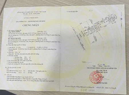 Cần Bán Đất Hồ Ngọc Lãm Phường An Lạc