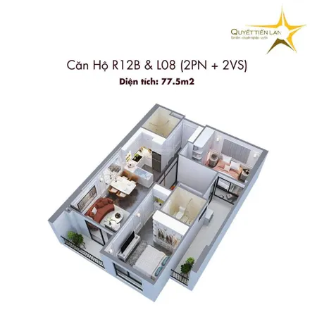 Bán căn hộ 77,5m2 tại eden garden thái bình, 2,266 tỷ, 2pn, 2wc, nhiều tiện ích