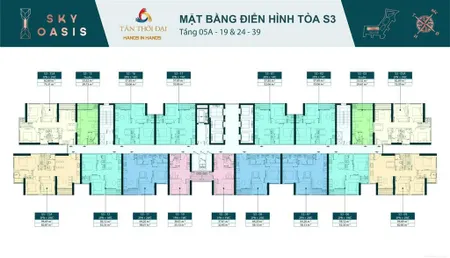 Sky oasis 58m2 view biệt thự đảo siêu đẹp 2pn 2vs giá hời