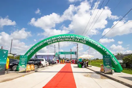 Nhà ở xã hội 570 triệu full vat mặt tiền gò hưu, liền kề tp hcm