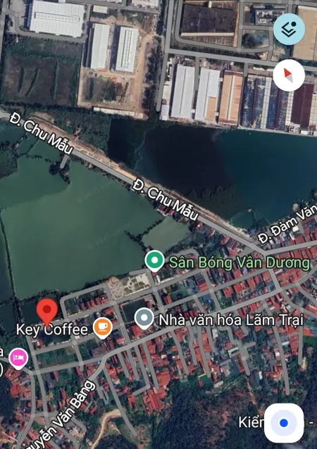 Bán đất lãm trại phường vân dương nhìn hồ 162m2 mặt 9m giá 8 tỷ