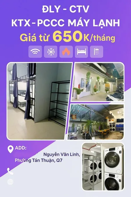 🏙️Ký túc xá Quận 7 giá rẻ Bao điện nước uy tính tiện ích Có khắp HCM.