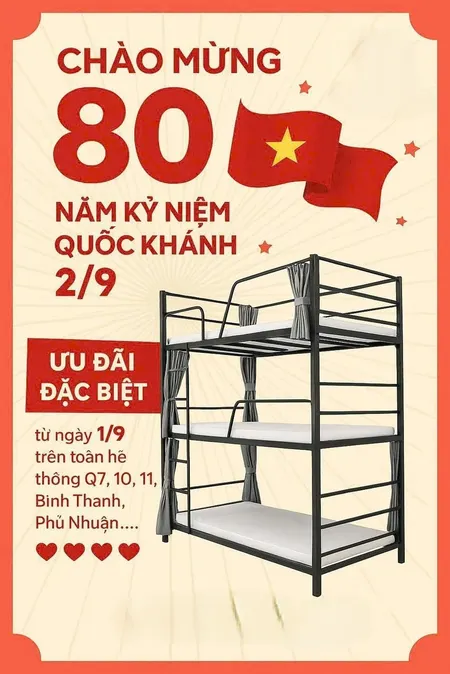 🏙️ Ký túc xá Quận 10 giá rẻ Bao điện nước, uy tính, nhiều tiện ích Có khắp HCM.