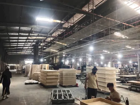 XƯỞNG CHO THUÊ TẠI TÂN UYÊN – BÌNH DƯƠNG

Tổng diện tích đất: 15.000m²
Diện tích nhà xưởng: 10.000m²
Hạng mục phụ: Văn phòng, ký túc xá, nhà ăn, nhà xe tổng diện tích 500m²
Điện: Trạm hạ thế 560kVA
PCCC: Hệ thống tự động đã nghiệm thu, pháp lý hoàn 