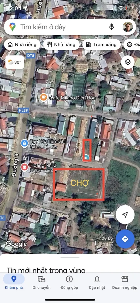 Bán đất 144m² ngang 6m giá 2.5 tỷ Xã Diên Lạc