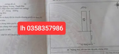 Bán đất 150m² ngang 6m giá 690 triệu Xã Quảng Ngọc