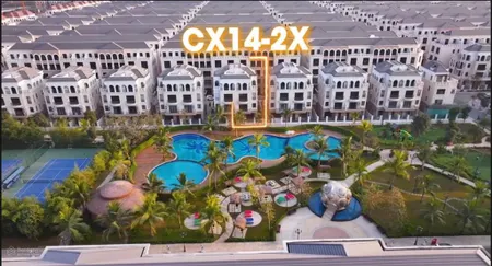 Song lập cọ xanh với 2 mặt tiền đối diện công viên đông nam, sau nhà là vườn riêng, 0946 455 ***