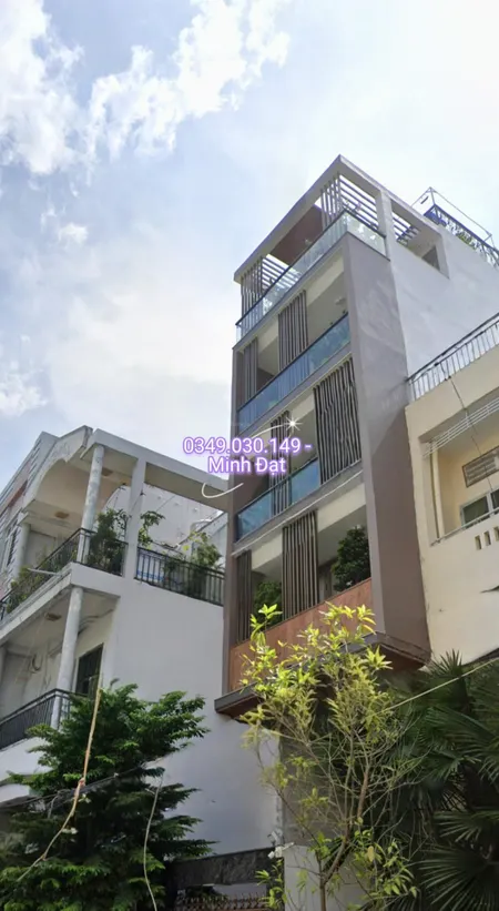 Nhà mặt tiền P4 Tân Bình, 7 tầng có hầm , 650m2 sàn , hiện đại