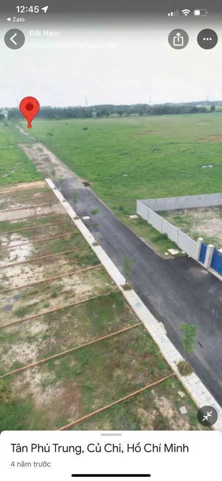 Bán đất 1 xẹt ngắn đường Hồ Văn Tắng xã Tân Phú Trung Củ Chi TPHCM, DT: 10676m2.