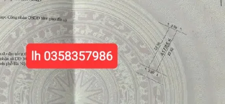 Bán đất 85.6m² ngang 3.9m giá 2.5 tỷ Xã Nội Bài