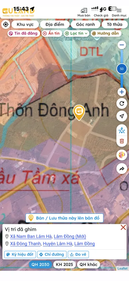 1.2 Ha sẵn 300m mặt đường - Quy hoạch 80% thổ cư - Sẵn 400m2 thổ cư