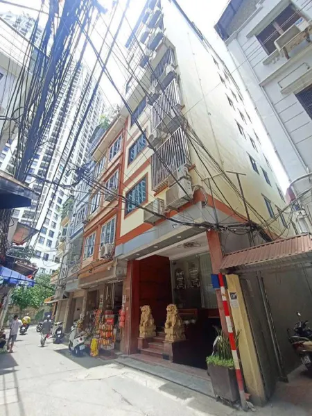 BÁN TÒA NHÀ MẶT PHỐ CỰ LỘC. 70M2 - 9 TẦNG. THANG MÁY. 12 CĂN HỘ KHÉP KÍN.