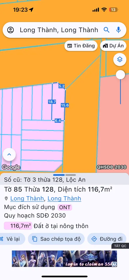 Bán nhà 116,7m² ngang 6,4m giá 8.6 tỷ Xã Long Thành