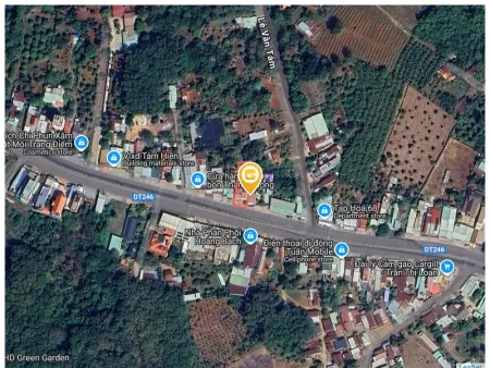 BÁN 4 LÔ MẶT TIỀN 20X50=1010M2 SHR CÓ 400M THỔ CƯ SÁT CHỢ GIÁ 290 TRIỆU/S 0938889035 A ÚT