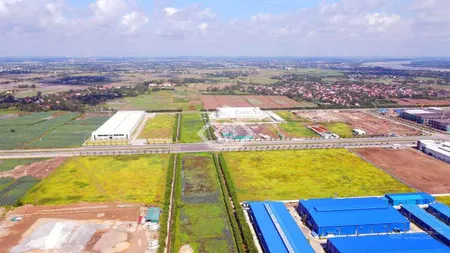 Chủ đầu tư kcn thái hà bán đất công nghiệp dt linh hoạt từ 1ha, kết nối ct01, giá ~2,5tr/m²