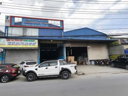 Bán kho, xưởng sản xuất mặt tiền đường lê thị trung. 879m2 ngang 11m giá tốt