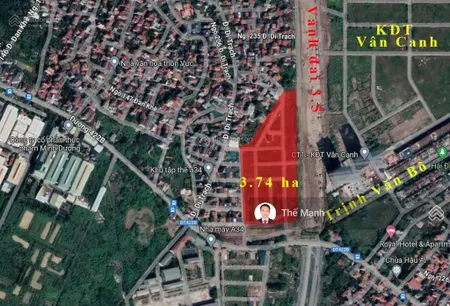 Bán đất dịch vụ di trạch khu mặt đường 3,5 và trịnh văn bô lô góc 3 mặt tiền giá cực tốt đầu tư