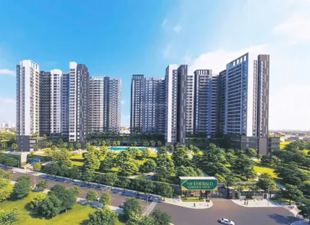 Bán cc 2pn, 2wc, 66m2 tại the emerald garden view, 2,3 tỷ, thuận an, bình dương hot!