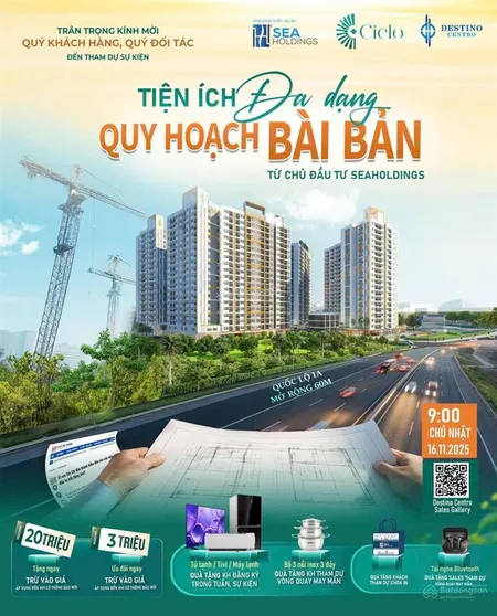 Căn hộ 2pn giá chỉ 1,56 tỷ view đẹp, pháp lý rõ ràng tại destino quý 2/2026 nhận nhà
