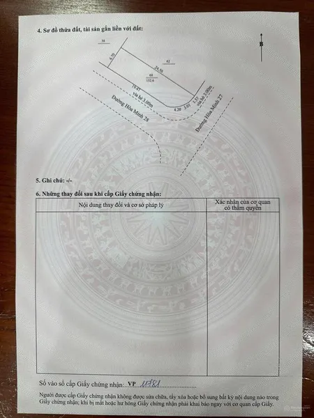 Bán lô đất mặt tiền phạm như xương gần trường sư phạm (ngang 8,5m)