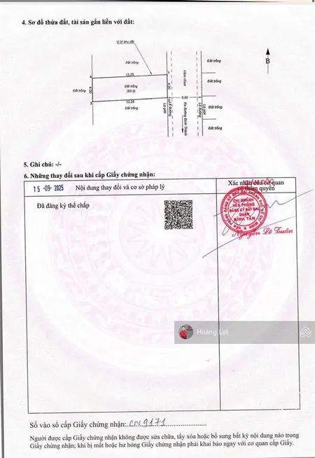 Bán lô đất 399/12/25 bình thành, p. bình tân, sát khu dân cư q5 đường nguyễn thị tú, 4 14m 3.2tỷ