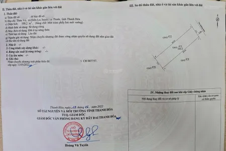 Chính chủ bán đất 100m2 (5x20m) thổ cư đường nhựa trước nhà 6m. hơn 200tr, sổ vuông. gần chợ, ubnd