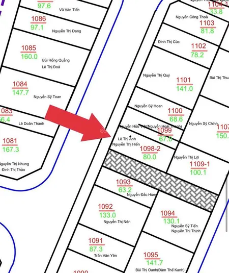 Bán lô góc 80m2 vuông vắn, đường to, không lỗi, đẹp nhất khu 25,2ha đất dịch vụ vân canh