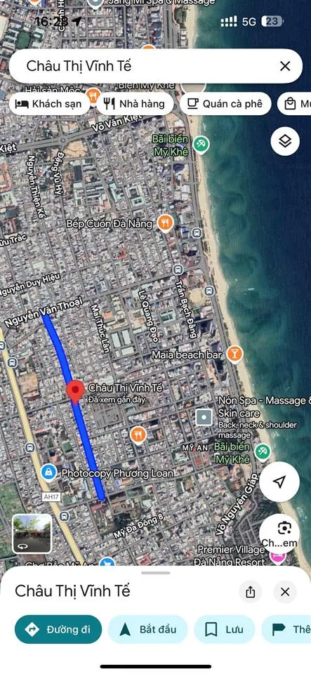Bán cặp đất đẹp đường 7m5 châu thị vĩnh tế 196m2 ngang 10m, giá 38,5 tỷ tl