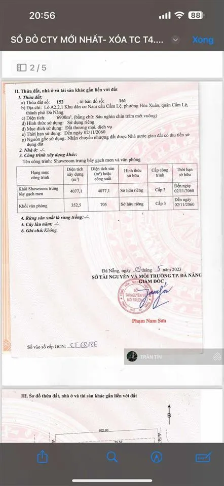 Lô đất 3 mặt tiền đường phạm hùng, hoà xuân, đà nẵng, diện tích 6900m2, giá bán 180 tỷ