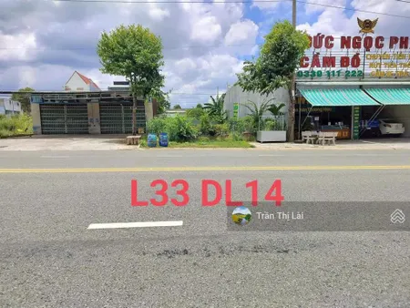 Lô đất siêu đẹp mặt tiền đường kinh doanh trên dl14 nằm đường ne8 qua ql13 100m sổ sẵn full thổ shr