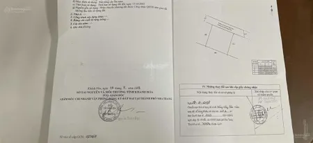 Bán đất xã vĩnh lương nha trang, dt 401,4m2(đất ở), giá 16 triệu/m2, đường ô tô rộng 6m