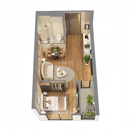 Căn hộ 1pn độc quyền tại greenera southmark, view thoáng, hỗ trợ vay ls 0%. 0932 310 ***