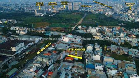 Bán đất bình tân gần aeon tên lửa đường sinco góc 2 mặt tiền 60m2 giá tốt 3,5 tỷ shr