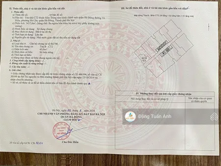 Chính chủ bán chung cư xuân mai tô hiệu hà đông