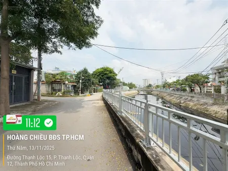 Đất mặt tiền kênh tl15 sát ngã tư ga 5mx30m 148m2 kinh doanh tốt sát gò vấp. đường nhựa 12m