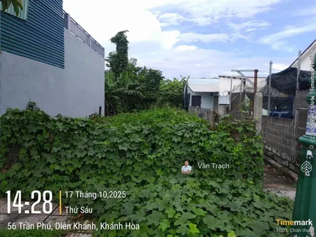 Bán đất view sông trần phú diên khánh bên chợ thành ngang 6m đường 16m phù hợp kinh doanh