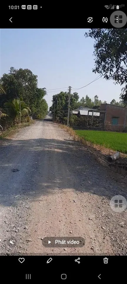 Bán đất mt 9620m2 thị trấn đông thành, đức huệ, long an